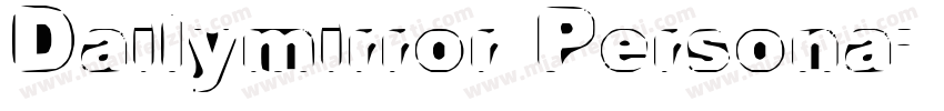 Dailymirror Persona字体转换